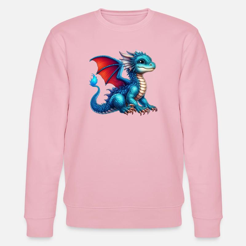 Dragon - Sweat bio CHANGER Stanley/Stella Unisexe - rose pâle