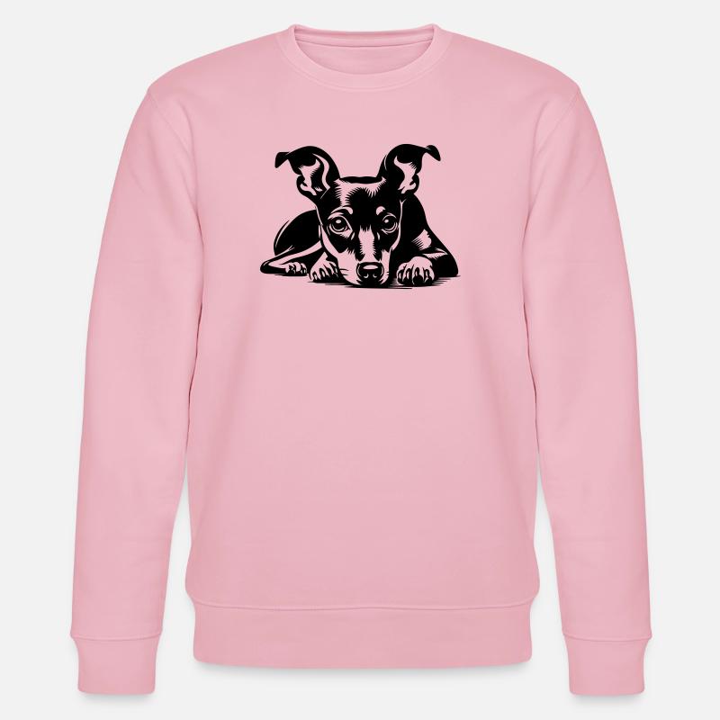 Zwergpinscher - Stanley/Stella Unisex Bio-Sweatshirt CHANGER  - Hellrosa