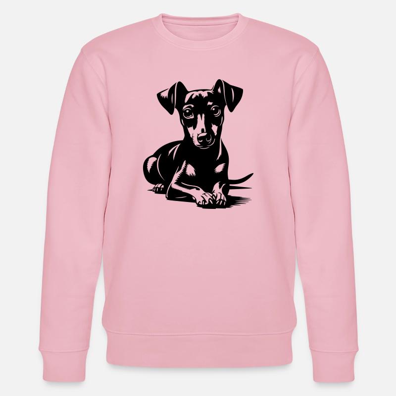 Zwergpinscher - Stanley/Stella Unisex Bio-Sweatshirt CHANGER  - Hellrosa