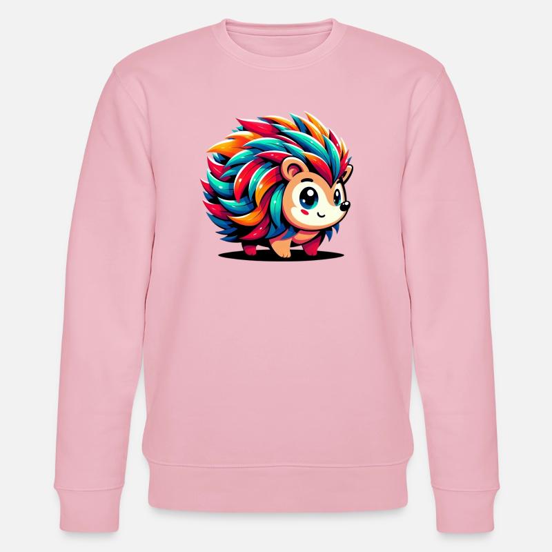 Hérisson - Sweat bio CHANGER Stanley/Stella Unisexe - rose pâle