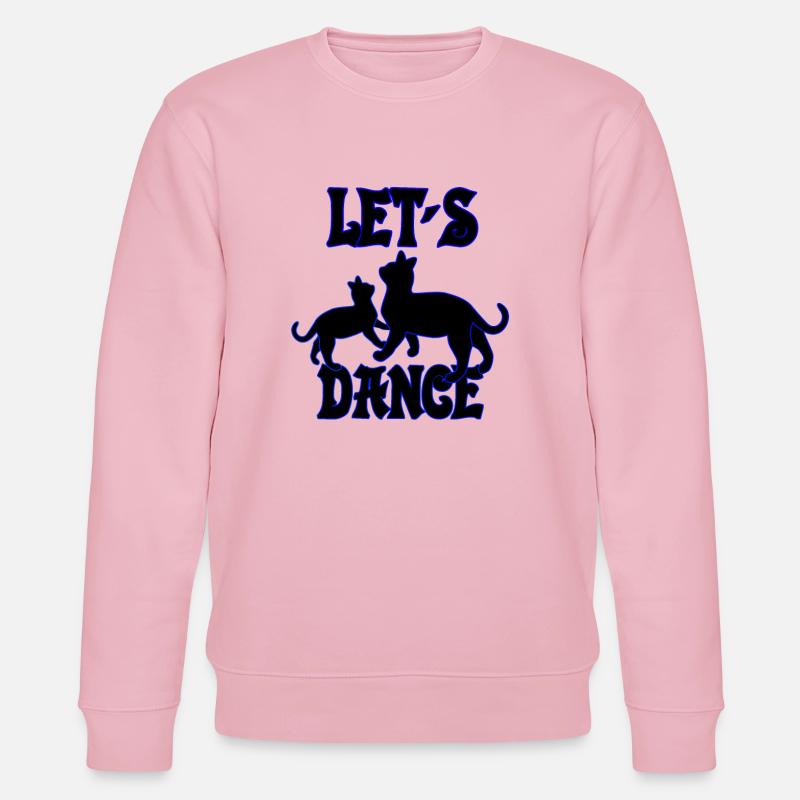 Les chats dansent ensemble - Sweat bio CHANGER Stanley/Stella Unisexe - rose pâle