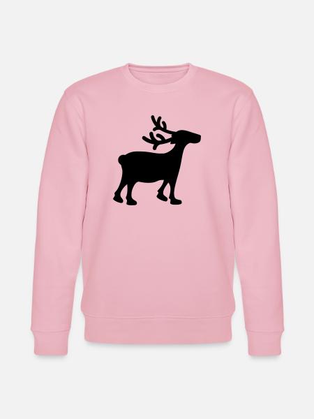 Rentier Xmas 1 - Stanley/Stella Unisex Bio-Sweatshirt CHANGER  - Hellrosa