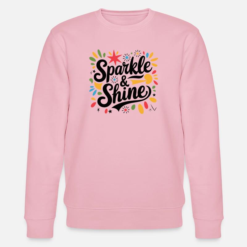 Funkeln & Glänzen - Stanley/Stella Unisex Bio-Sweatshirt CHANGER  - Hellrosa