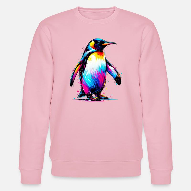 Pingouin - Sweat bio CHANGER Stanley/Stella Unisexe - rose pâle