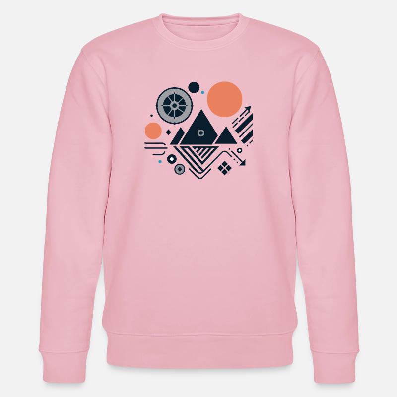 Gebirge - Stanley/Stella Unisex Bio-Sweatshirt CHANGER  - Hellrosa