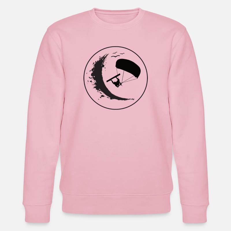 Wave Rider Eclipse - Stanley/Stella CHANGER Unisex Organic Sweatshirt - cotton pink