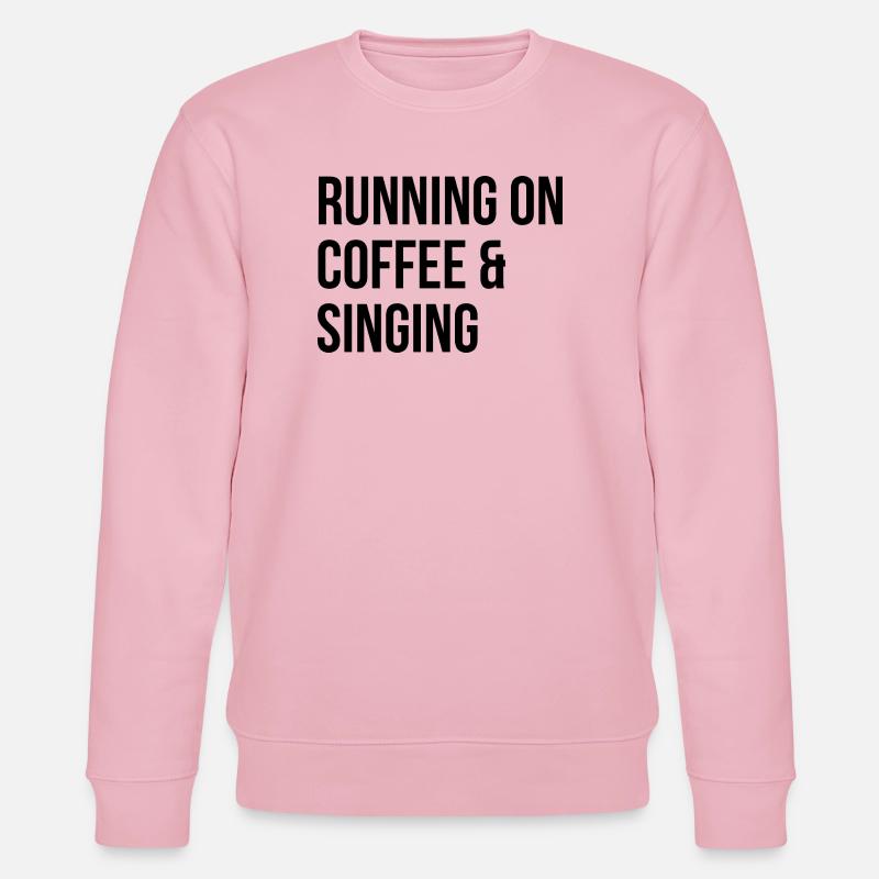 Gesang - Stanley/Stella Unisex Bio-Sweatshirt CHANGER  - Hellrosa