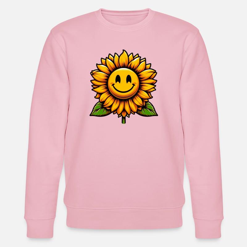Sonnenblume - Stanley/Stella Unisex Bio-Sweatshirt CHANGER  - Hellrosa