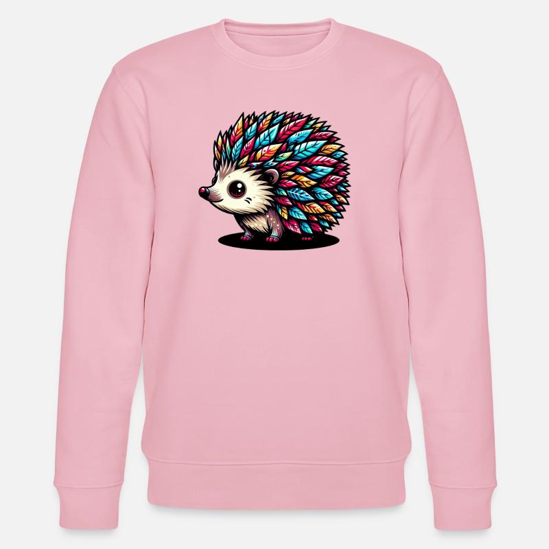 Hérisson - Sweat bio CHANGER Stanley/Stella Unisexe - rose pâle