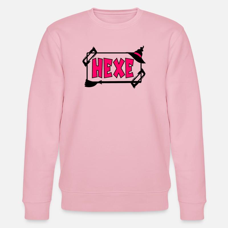 HEXEN KOSTÜME HALLOWEEN - Stanley/Stella Unisex Bio-Sweatshirt CHANGER  - Hellrosa