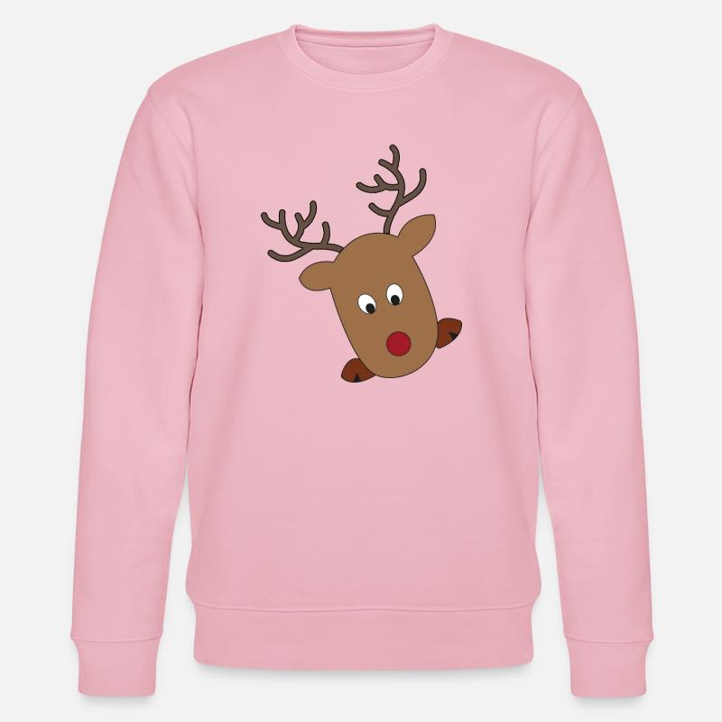 Weihnachten - Stanley/Stella Unisex Bio-Sweatshirt CHANGER  - Hellrosa
