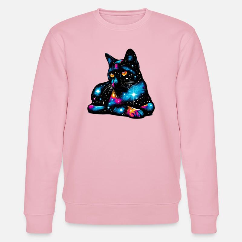Chat - Sweat bio CHANGER Stanley/Stella Unisexe - rose pâle