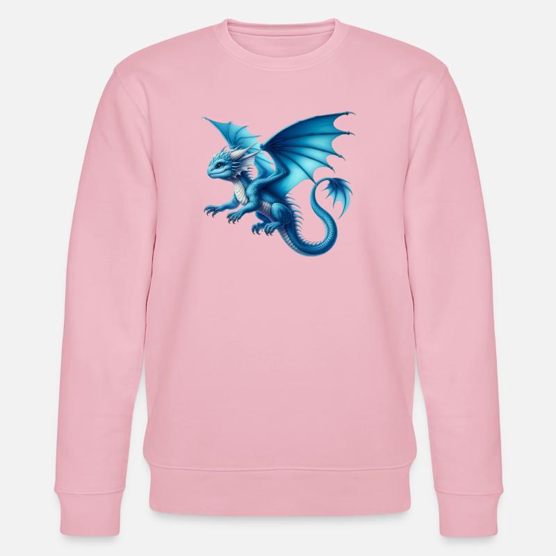 Dragon - Stanley/Stella CHANGER Unisex Organic Sweatshirt - cotton pink