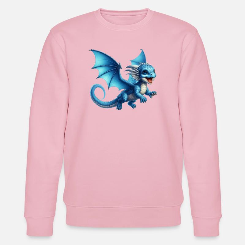 Dragon - Stanley/Stella CHANGER Unisex Organic Sweatshirt - cotton pink