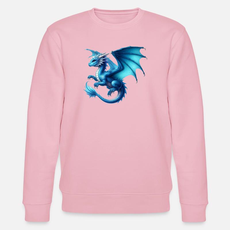 Drache - Stanley/Stella Unisex Bio-Sweatshirt CHANGER  - Hellrosa