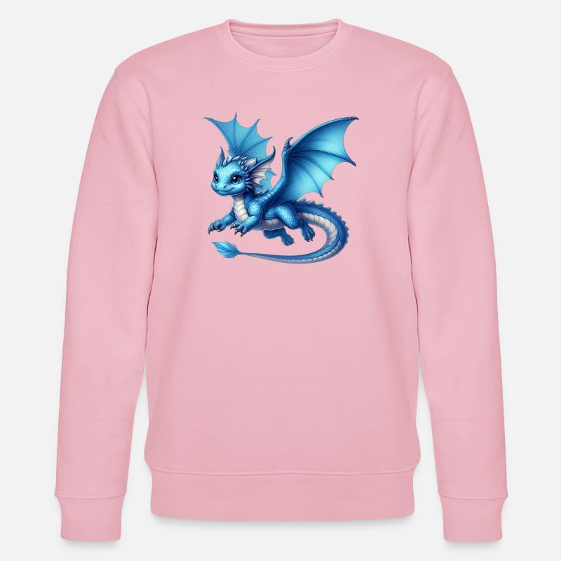 Drache - Stanley/Stella Unisex Bio-Sweatshirt CHANGER - Hellrosa
