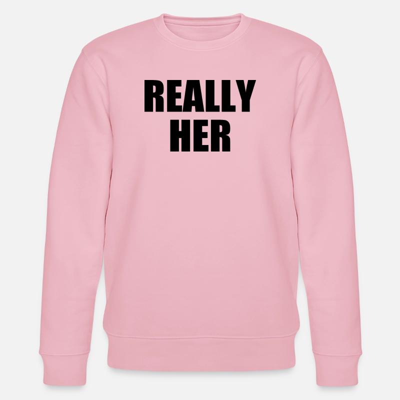 really her - Stanley/Stella Unisex Bio-Sweatshirt CHANGER  - Hellrosa