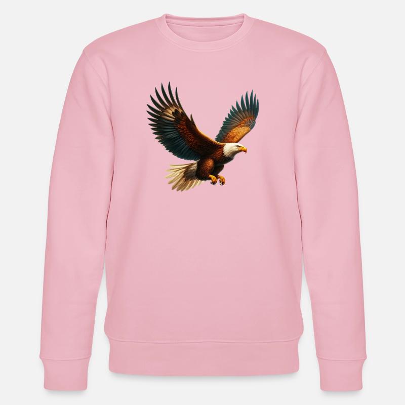 Aigle - Sweat bio CHANGER Stanley/Stella Unisexe - rose pâle
