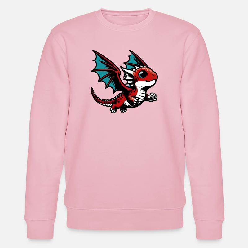 Dragon - Sweat bio CHANGER Stanley/Stella Unisexe - rose pâle