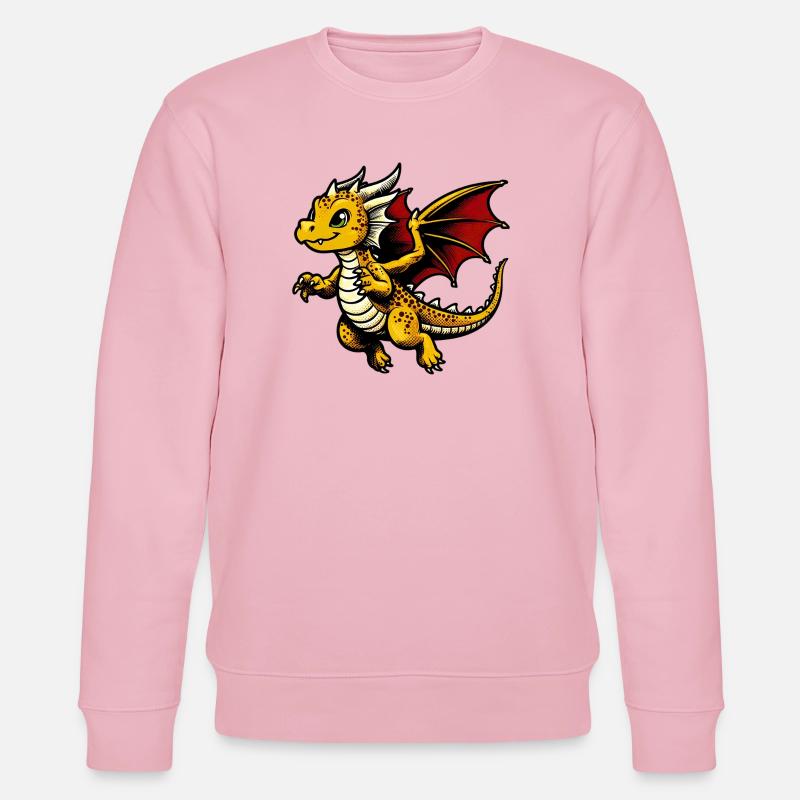 Drache - Stanley/Stella Unisex Bio-Sweatshirt CHANGER  - Hellrosa