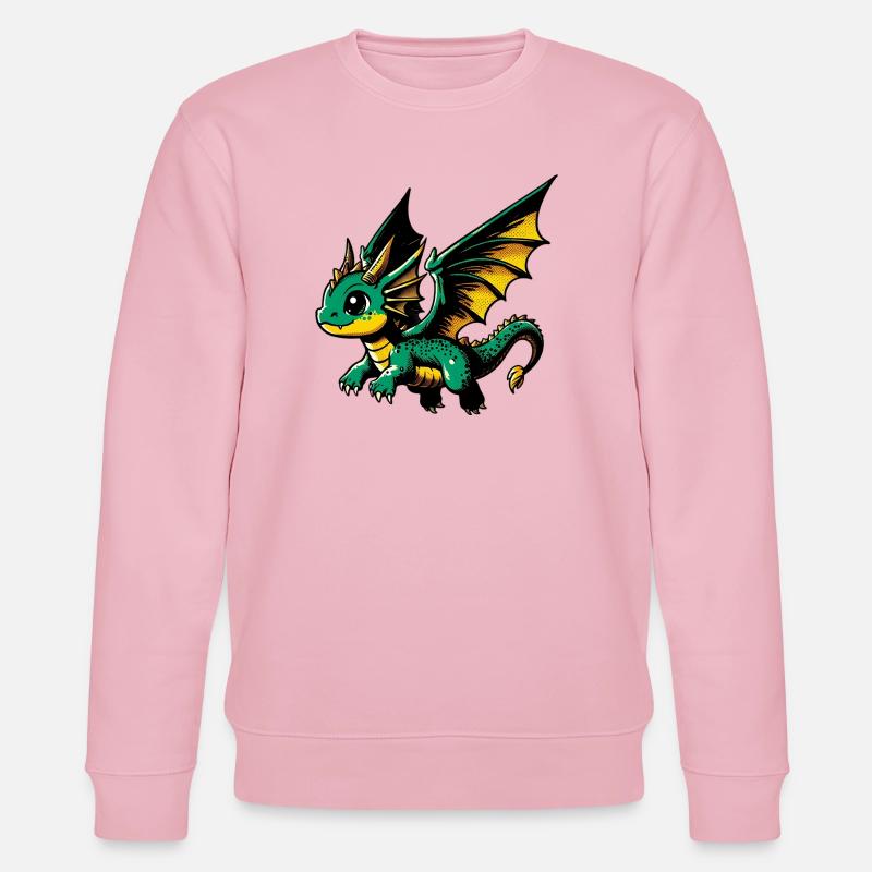 Drache - Stanley/Stella Unisex Bio-Sweatshirt CHANGER  - Hellrosa