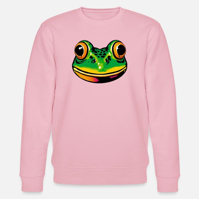 Frosch - Stanley/Stella Unisex Bio-Sweatshirt CHANGER  - Hellrosa