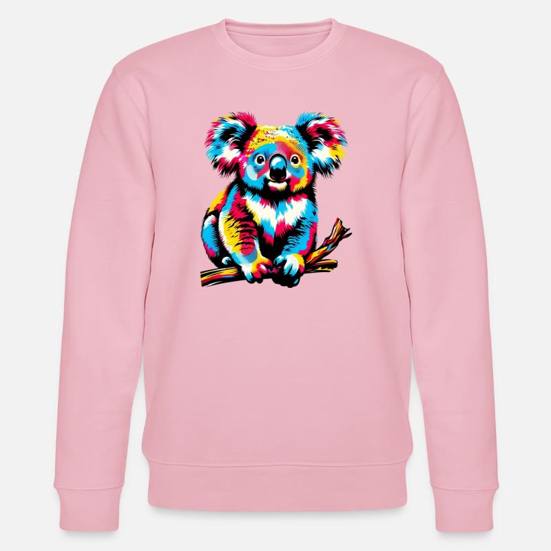 Koala - Stanley/Stella Unisex Bio-Sweatshirt CHANGER  - Hellrosa