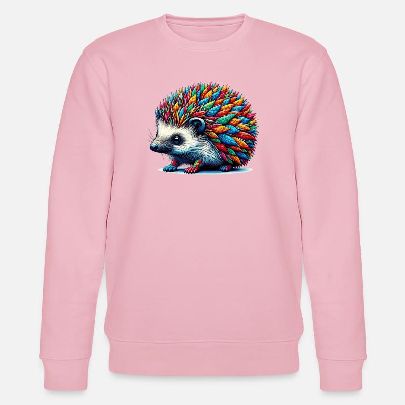 Igel - Stanley/Stella Unisex Bio-Sweatshirt CHANGER  - Hellrosa
