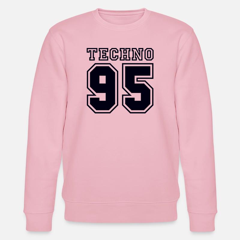 TECHNO 95 - Sweat bio CHANGER Stanley/Stella Unisexe - rose pâle