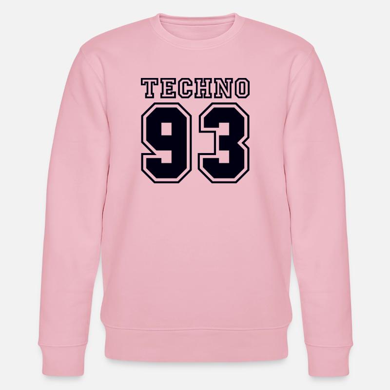 TECHNO 93 - Stanley/Stella CHANGER Unisex Organic Sweatshirt - cotton pink