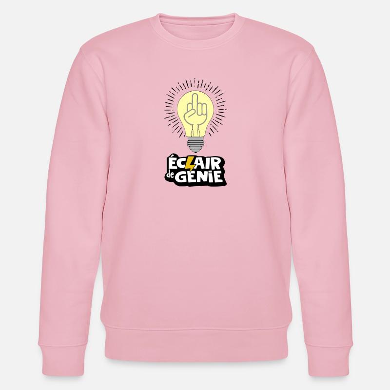 Geistesblitz - Stanley/Stella Unisex Bio-Sweatshirt CHANGER  - Hellrosa