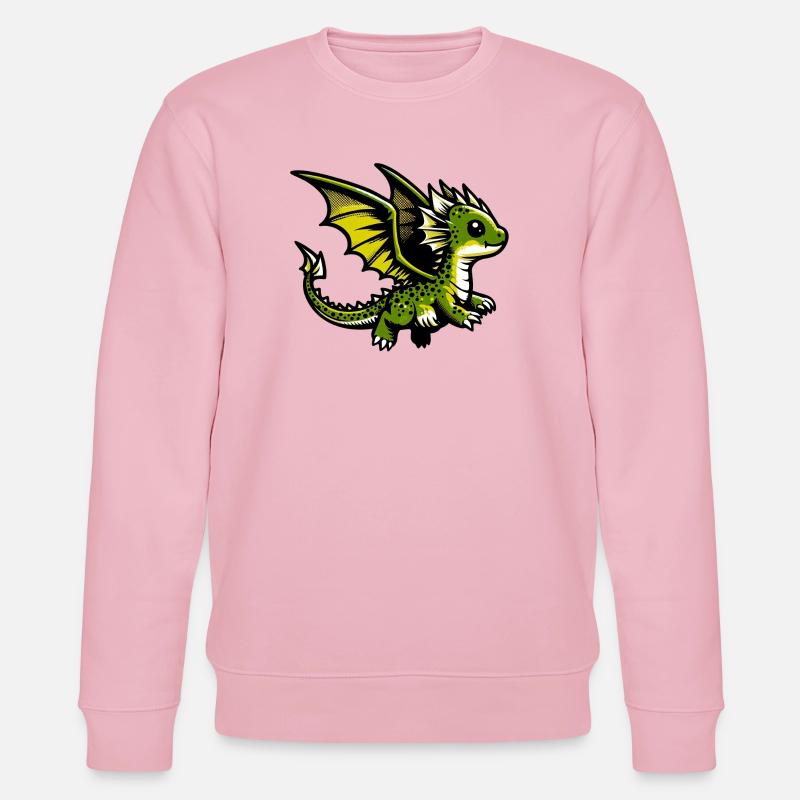 Drache - Stanley/Stella Unisex Bio-Sweatshirt CHANGER  - Hellrosa