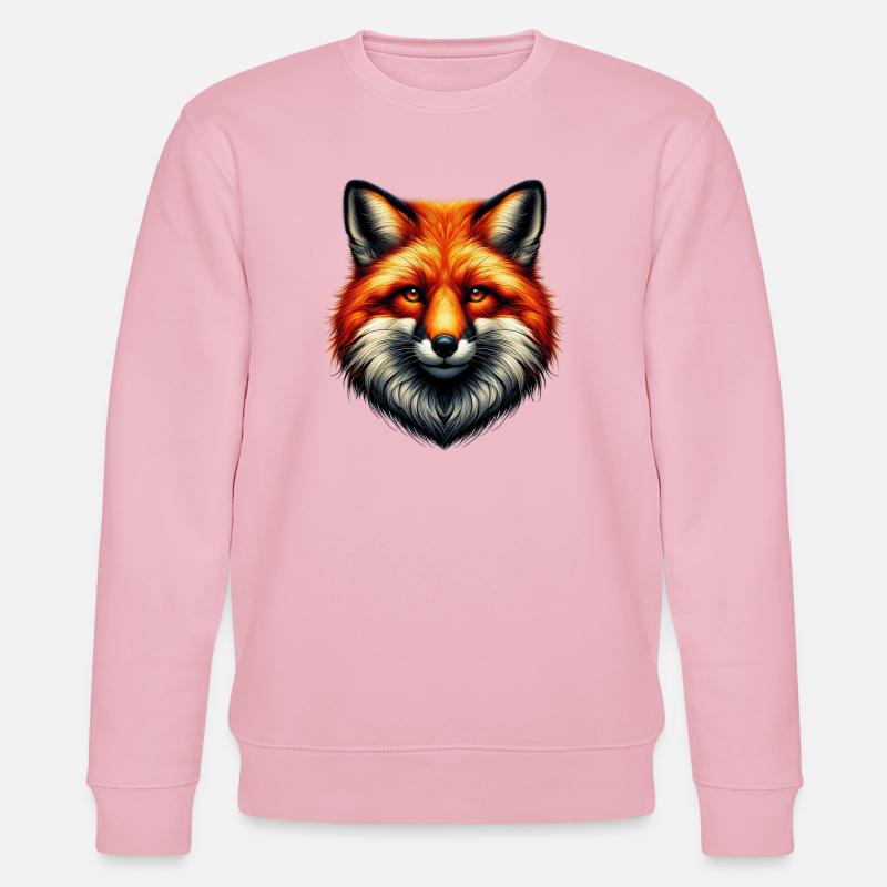 Fuchs - Stanley/Stella Unisex Bio-Sweatshirt CHANGER  - Hellrosa