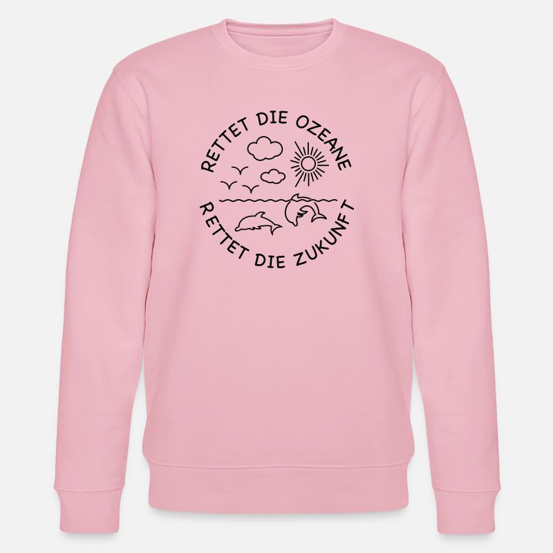 Delfin - Stanley/Stella Unisex Bio-Sweatshirt CHANGER - Hellrosa