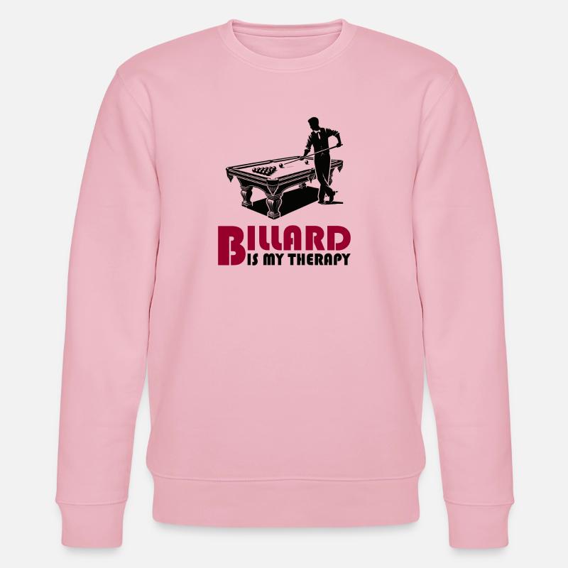 Le billard est ma thérapie - Sweat bio CHANGER Stanley/Stella Unisexe - rose pâle