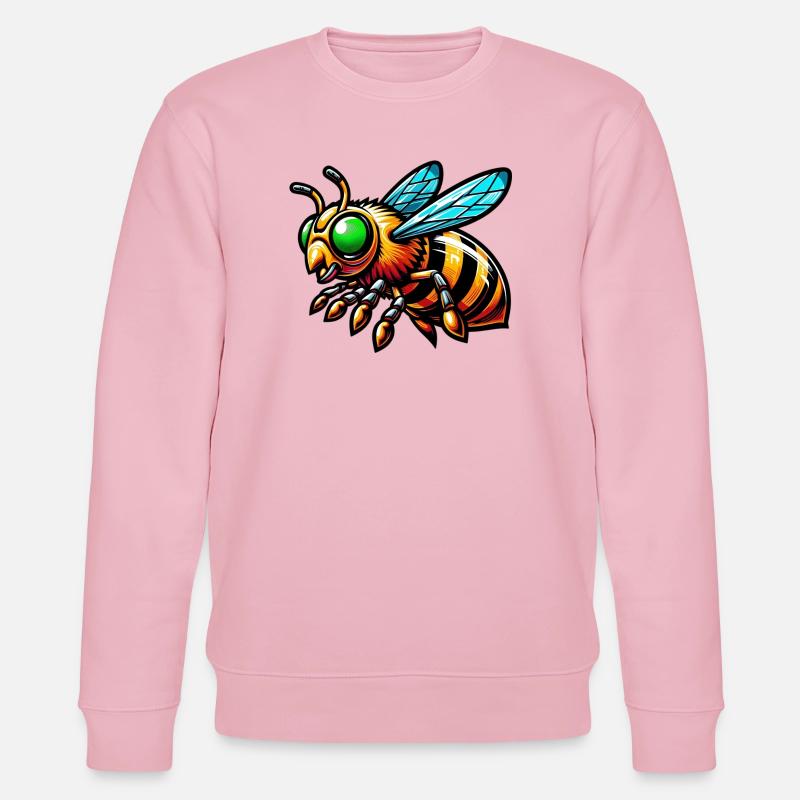Biene - Stanley/Stella Unisex Bio-Sweatshirt CHANGER  - Hellrosa