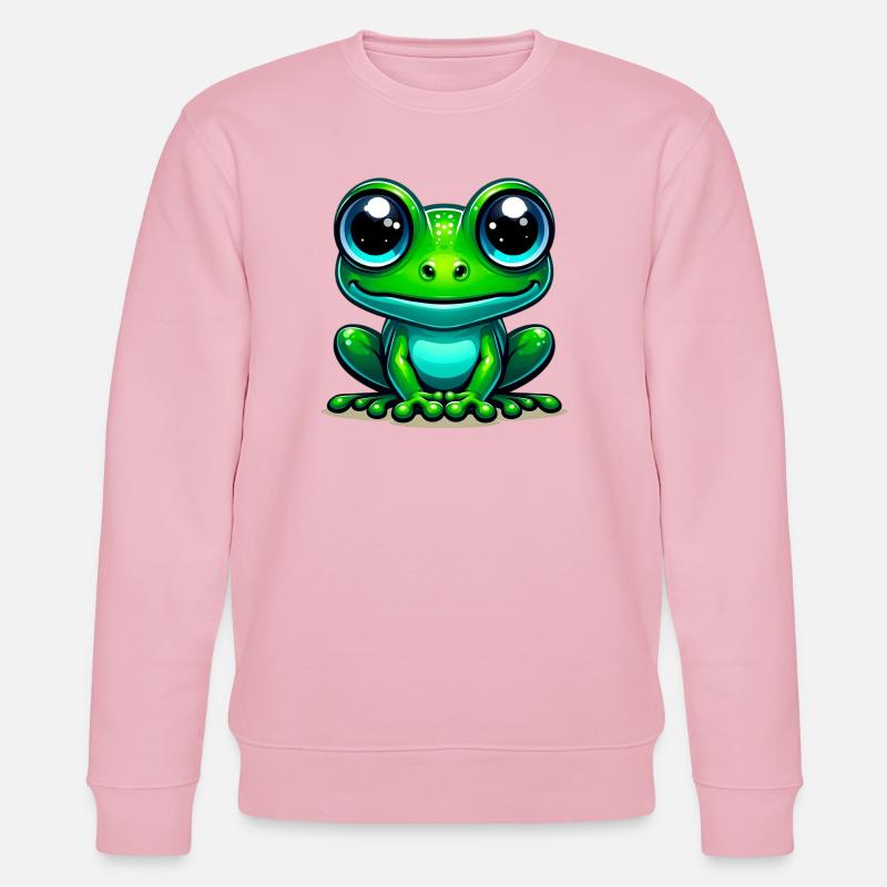 Frosch - Stanley/Stella Unisex Bio-Sweatshirt CHANGER  - Hellrosa