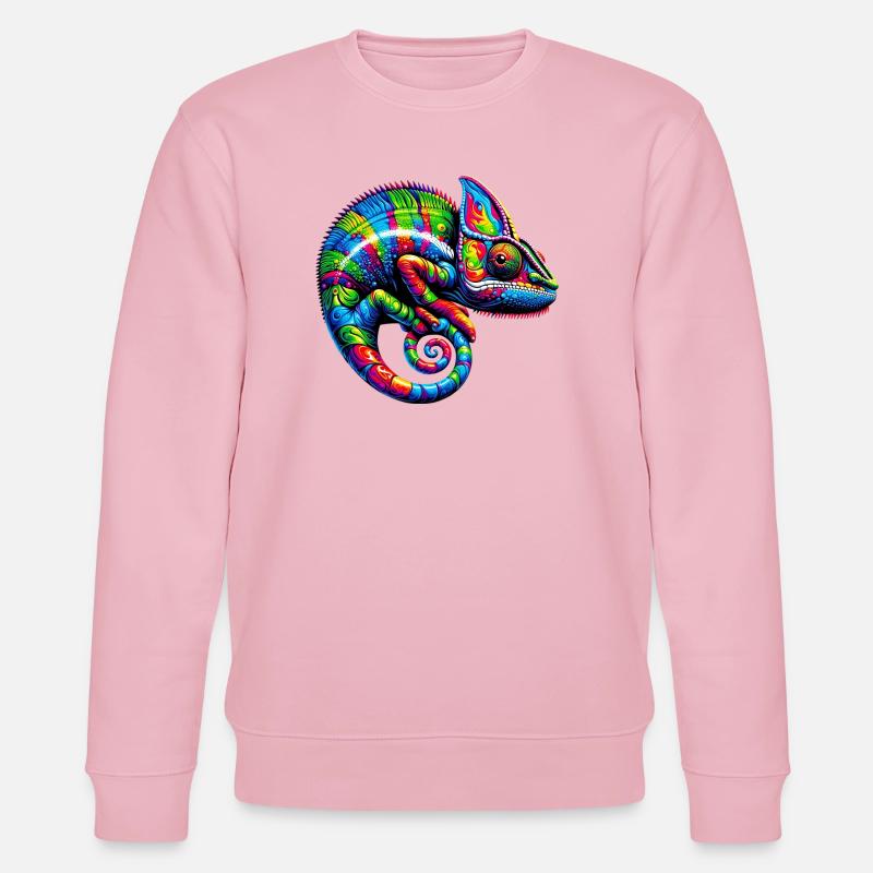Chamäleon - Stanley/Stella Unisex Bio-Sweatshirt CHANGER  - Hellrosa