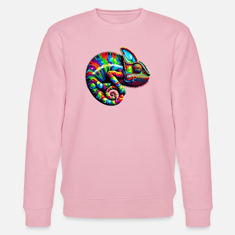 Chamäleon - Stanley/Stella Unisex Bio-Sweatshirt CHANGER  - Hellrosa