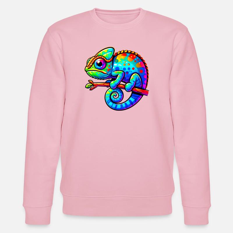 Chamäleon - Stanley/Stella Unisex Bio-Sweatshirt CHANGER  - Hellrosa