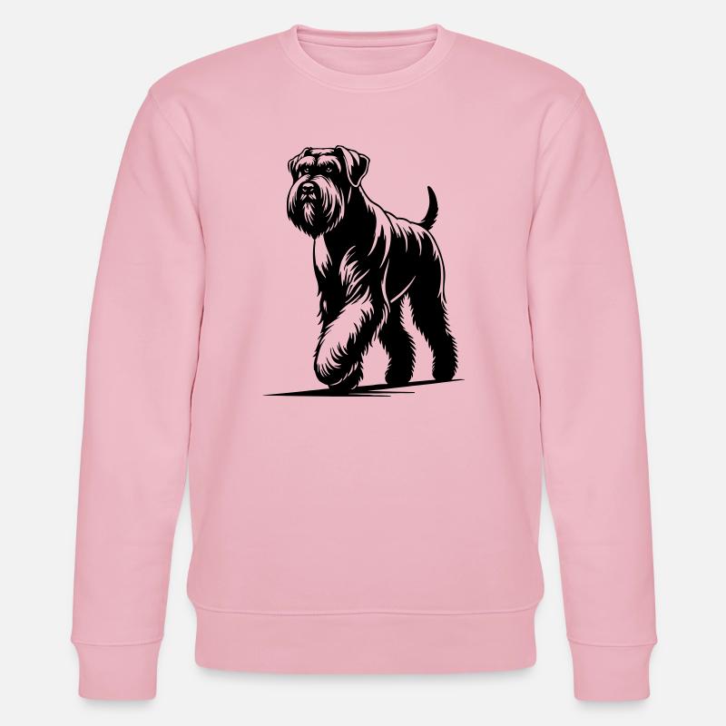 Schnauzer géant - Sweat bio CHANGER Stanley/Stella Unisexe - rose pâle