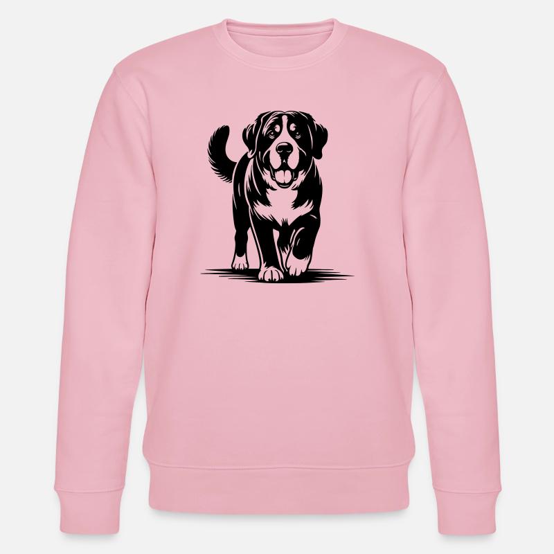 Bouvier suisse - Sweat bio CHANGER Stanley/Stella Unisexe - rose pâle