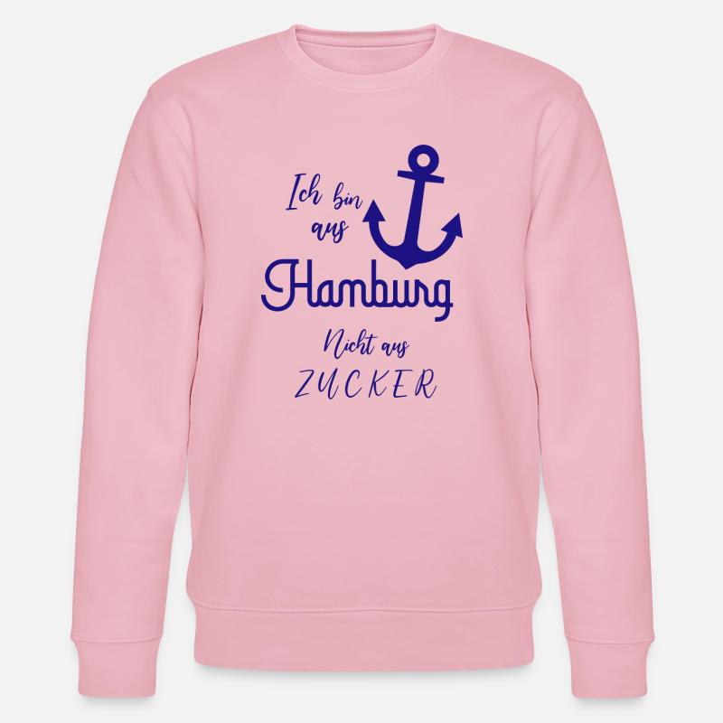 Hamburg - Stanley/Stella Unisex Bio-Sweatshirt CHANGER  - Hellrosa