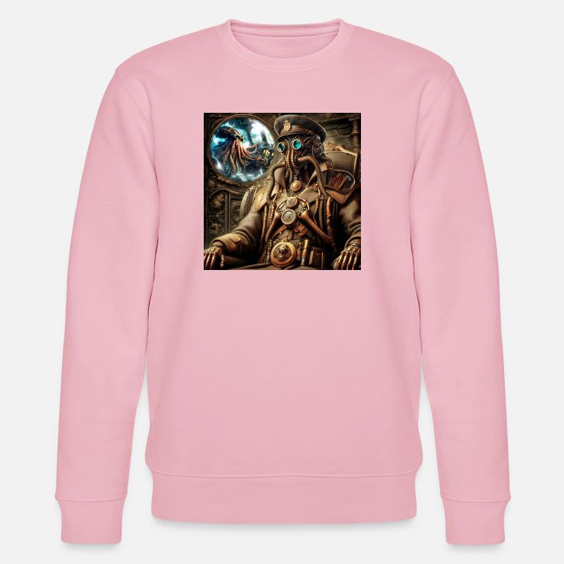 Kapitän Nemo Steampunk - Stanley/Stella Unisex Bio-Sweatshirt CHANGER  - Hellrosa