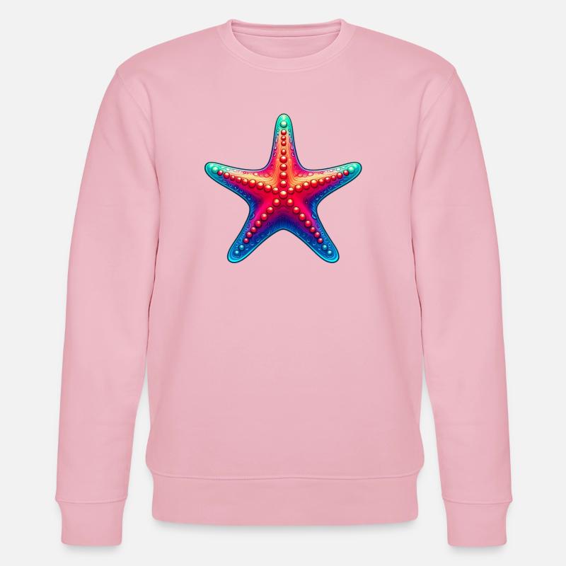 Seestern - Stanley/Stella Unisex Bio-Sweatshirt CHANGER  - Hellrosa