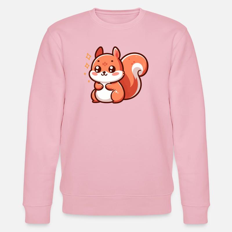 Mignon petit écureuil - Sweat bio CHANGER Stanley/Stella Unisexe - rose pâle