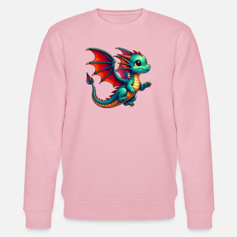 Dragon - Sweat bio CHANGER Stanley/Stella Unisexe - rose pâle