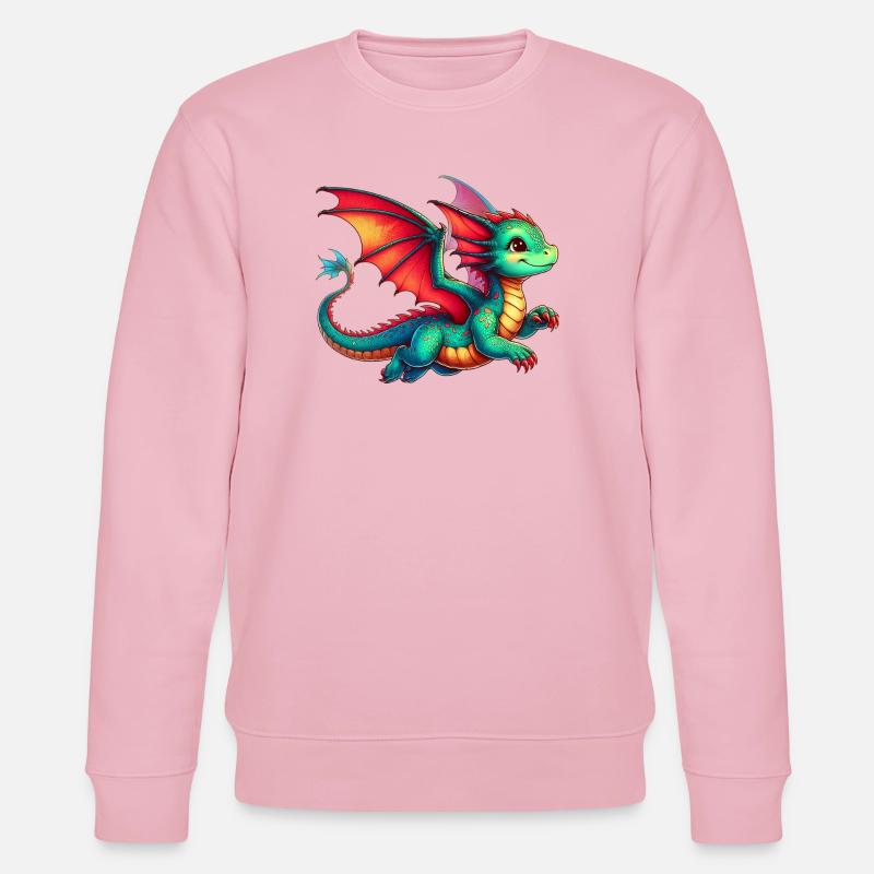 Dragon - Sweat bio CHANGER Stanley/Stella Unisexe - rose pâle