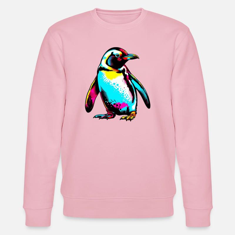 Pingouin - Sweat bio CHANGER Stanley/Stella Unisexe - rose pâle