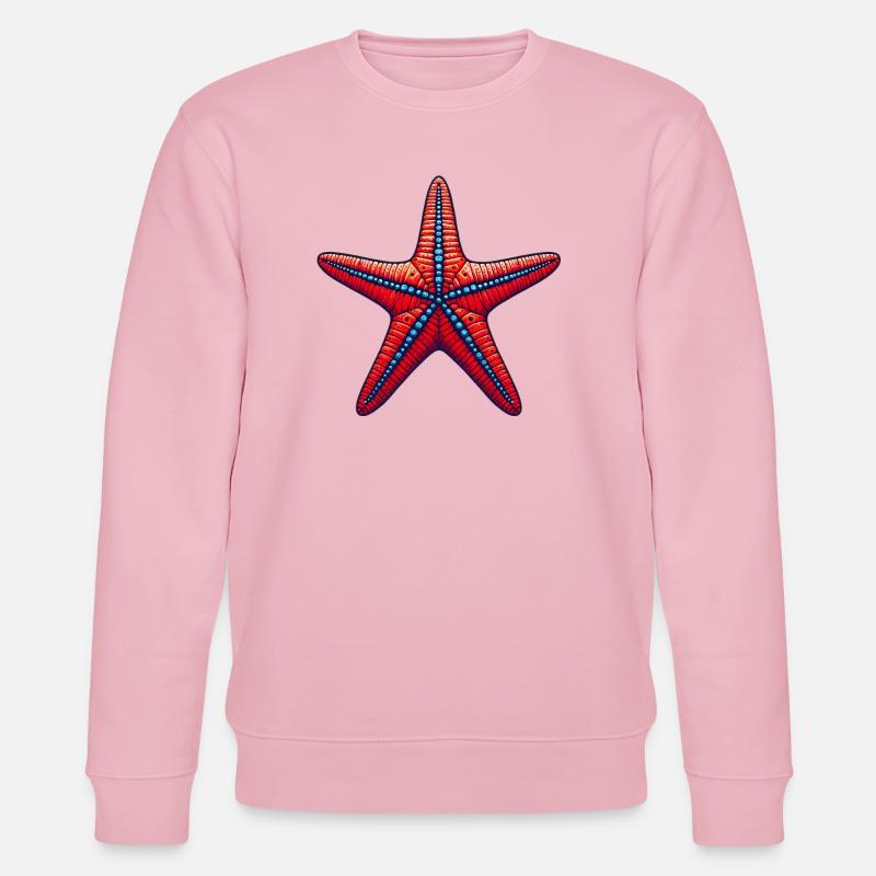 Seestern - Stanley/Stella Unisex Bio-Sweatshirt CHANGER  - Hellrosa